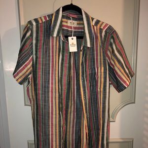 MARINE LAYER NWT Bolivar Striped Button Down